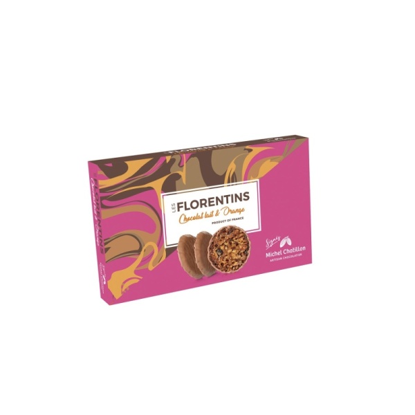 Orange Milk Chocolate Florentines Les Florentins 100g